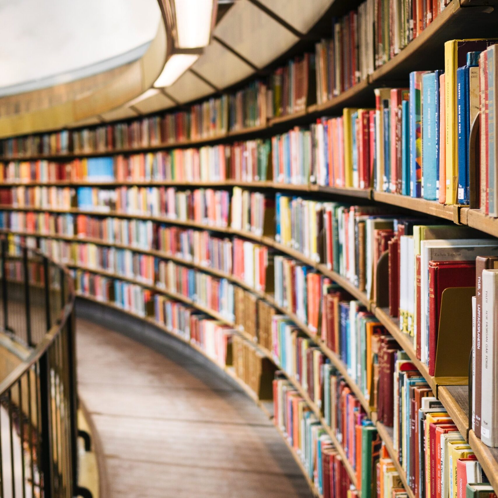 biblioteca curva